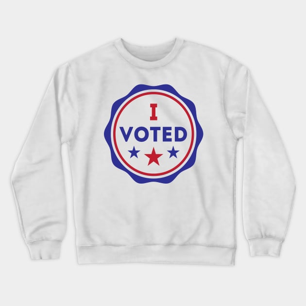 I Voted Crewneck Sweatshirt by Rise And Design